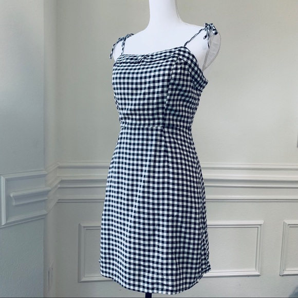 CUPCAKES AND CASHMERE GINGHAM MINI DRESS BLACK & WHITE CHECKERED MINI DRESS - Picture 9 of 16